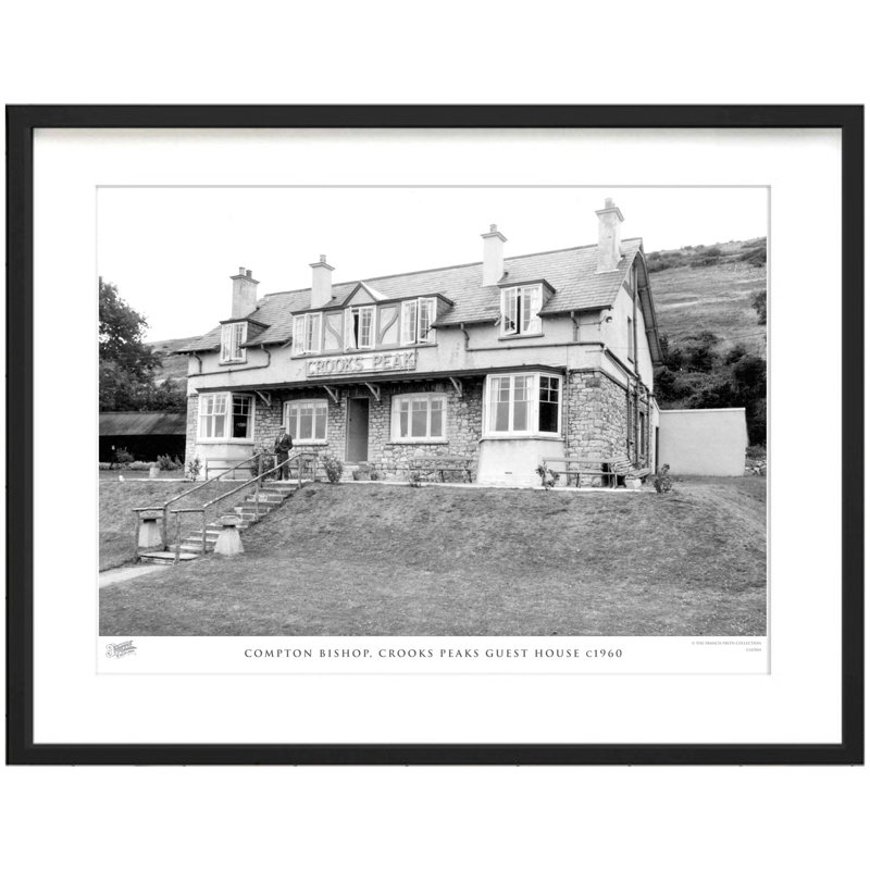 Compton Bishop, Crooks Peaks Guest House C1960 - Single Picture Frame Print, 60cm H x 80cm W x 2.3cm D