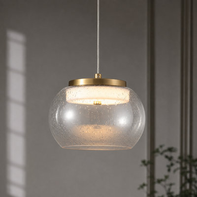 1 - Light Gold LED Single Pendant
