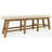 Fahrettin Rustic Distressed Pine  Upholstered Dining Bench-77096629-123187566