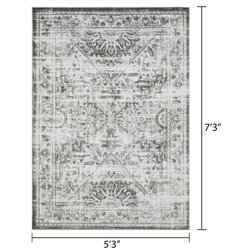 Ragheb Oriental Indoor Rug, Rectangle 5'3" x 7'3"