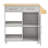 Modway Culinary Kitchen Cart With Spice Rack-88849730
