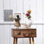 Rustic Owl Decorations for Home Decorative Wood Owl Figurine Statues Night Owl