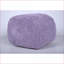 Pouf carré très moelleux pour le salon, la chambre à coucher | Entièrement assemblé | Microfibre lavande-183331025