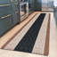 Non-Slip Black-Beige Indoor Area Rug – Washable Large & Small Door Mat, Hallway, Bedroom & Kitchen Floor Mat-1603778291