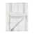 White/Gray Striped
