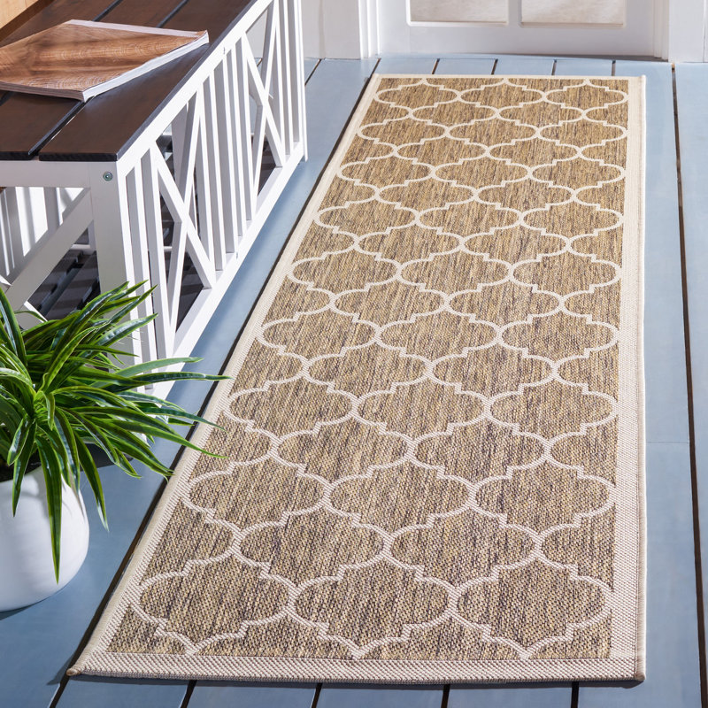 Herefordshire Performance Geometric Indoor/Outdoor Area Rug, Runner 2'3" x 8'