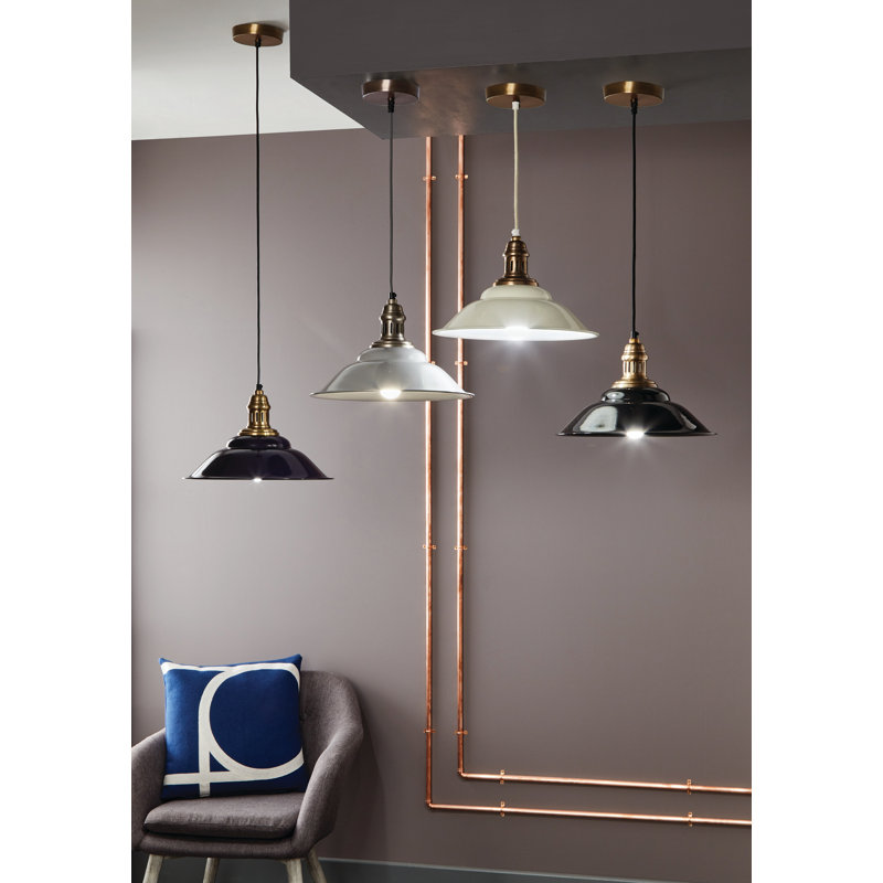 Linwood 1 - Light Dome Pendant, Grey