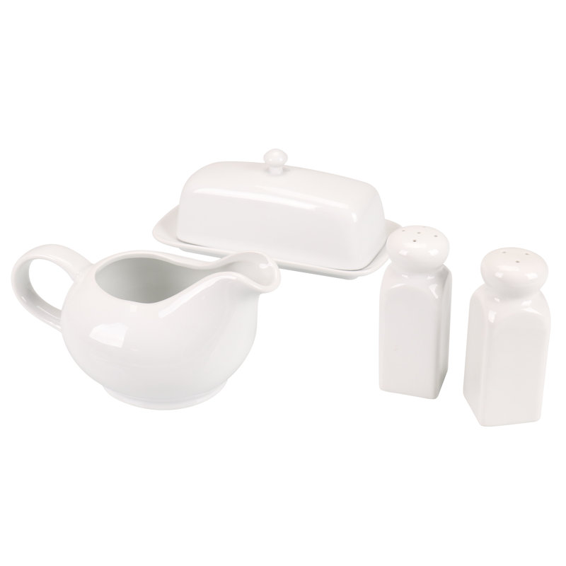 BIA Cordon Bleu 4 Piece Set Porcelain Table Accesssories