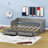 Elgan Twin Size Wood Daybed with Trundle and Drawers-1453600809