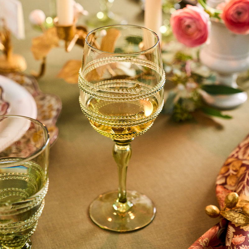 Ella Wine Glass, Green