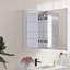 Armoire à miroir encastrée ou à surface 30 po H avec désembueur et tablettes réglables H-1309786624-1309786879
