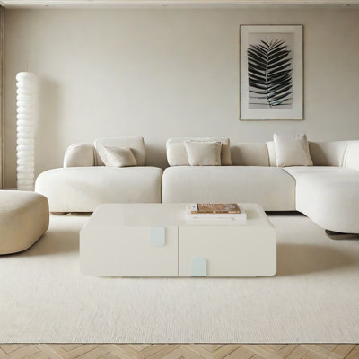 Table basse en bois de style moderne