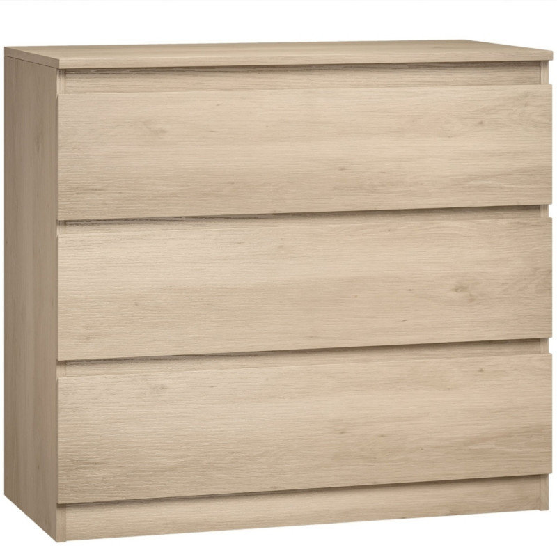 80 cm W Chest of 3 Drawers