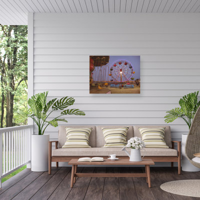 Rouleau d'été amusant sur impression sur toile
