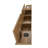 Techni Mobili Compact Computer Desk With Multiple Storage, Walnut