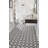 Trellis Dune Geometric 12 in. x 12 in. Polished Marble Mosaic Floor and Wall Tile