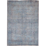 Ziegler Hand-Knotted High-Quality Blue Area Rug