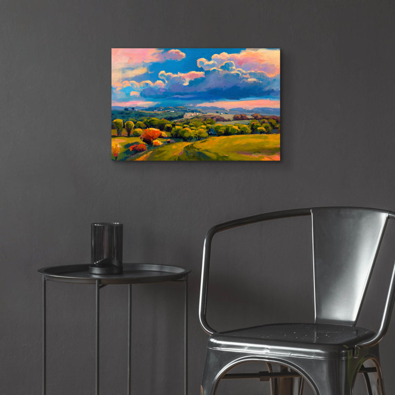 «Boundless» par sri Rao, art mural en verre acrylique, H 16 po x l 24 po x P 0,2 po
