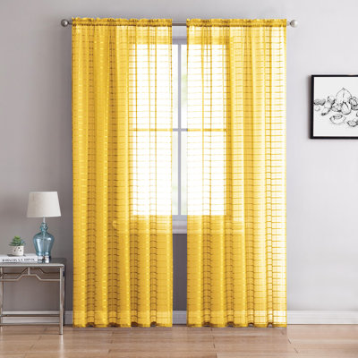 Bernardita Sheer Curtain Pair