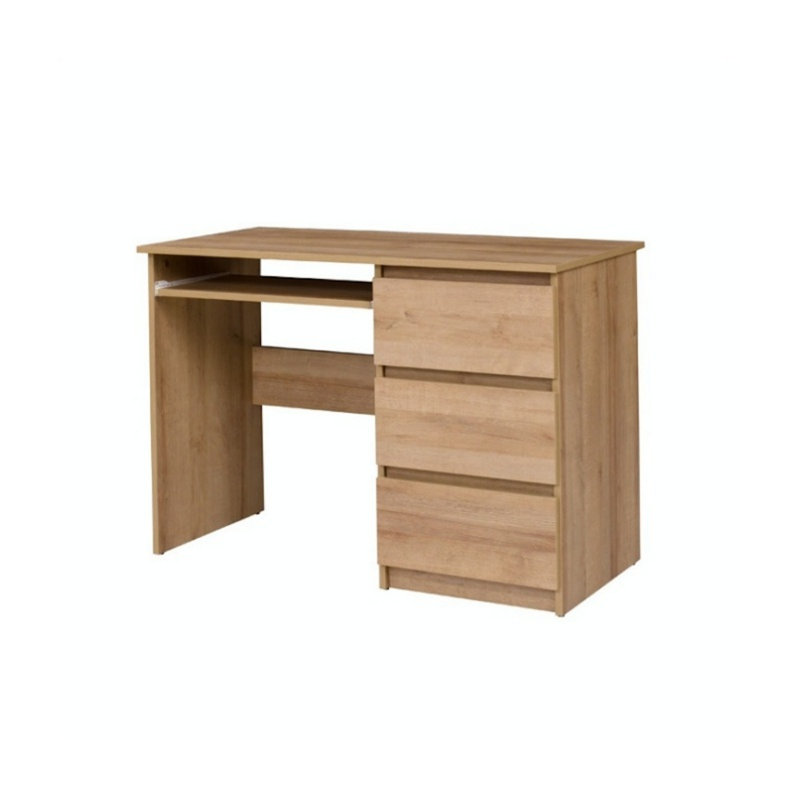 Belmar Solid Wood Base Writing Desk, Oak