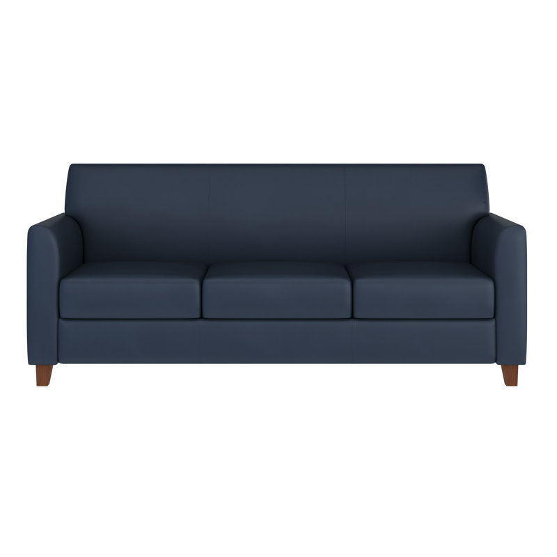 Canapé LeatherSoft Statice Series, Marine, Brun