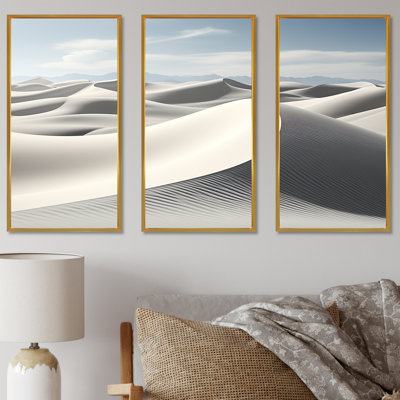 «Desert Dreams Minimalisme Embrace II», ensemble d'art mural minimalisme