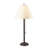 75W Table Lamp 27.5" H with Black and Rust Candlestick Design