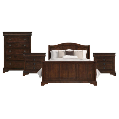 Ensemble de chambre avec lit-bateau 4 pièces Brunton
