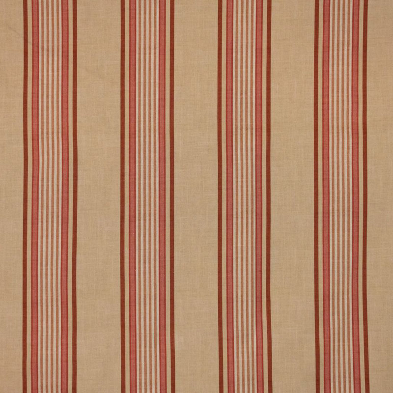 Colfax Stripe Jade 100% Cotton Fabric, Melon