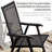 Outsunny Set Of 2 Patio Folding Chairs, Stackable Outdoor Sling Patio Dining Chairs With Armrests For Lawn, Camping, Dining, Beach, Metal Frame, No Assembly-1818534912