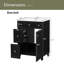 Armoire de meuble-lavabo 24 po avec lavabo en céramique-1872639060