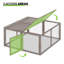 Cage à poulailler pliable en bois Leithow-873793491