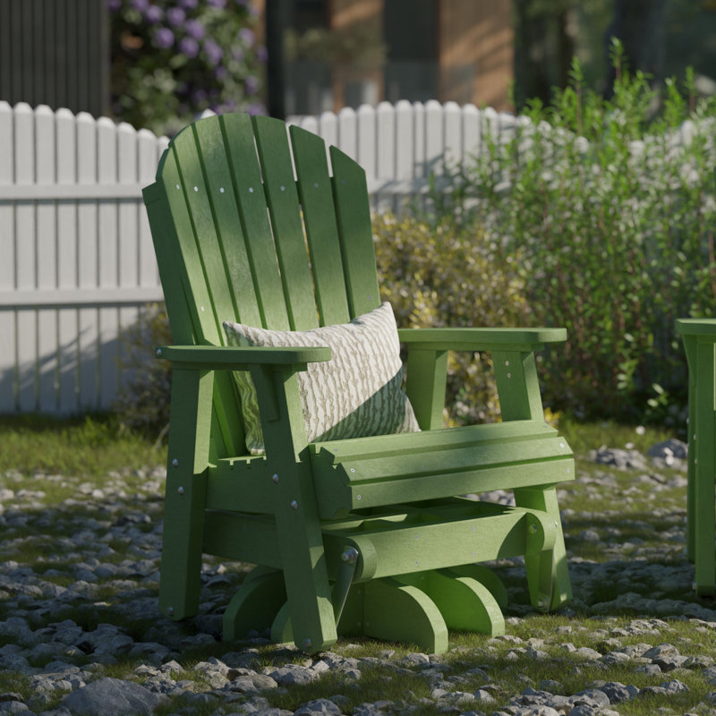 Fauteuil oscillant pivotant simple Heritage, Vert citron