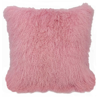 Faux Fur Throw Pillow
