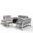 Areefa 9 - Person Patio Conversation Set with Cushions-623477630
