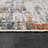 Abstract Area Rug in Grey-68936043