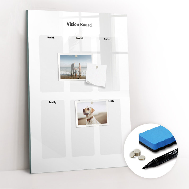 Magnetic Glass Dry Erase Board