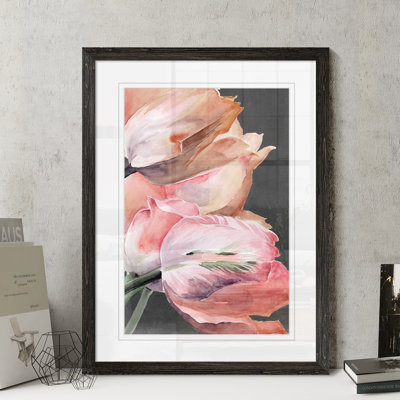 « pastel perroquet tulipes iv » par paul cezanne-photo-cadre, reproduction d’art
