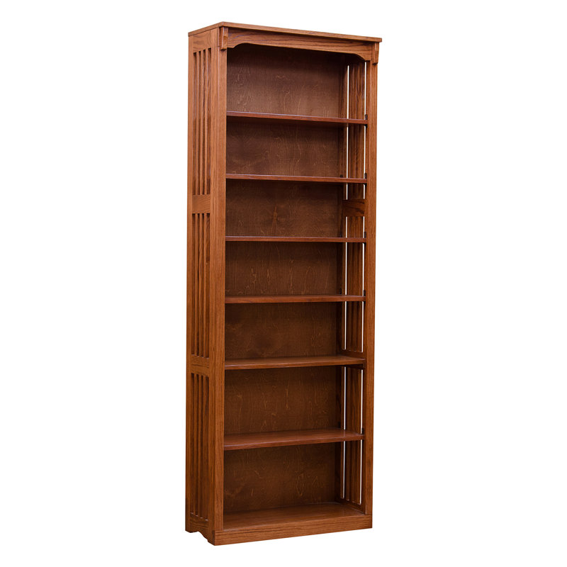 Bibliothèque standard en bois massif Moxee, (7 tablettes) H 84 po x l 30 po x P 12 po