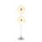 White Iron Free form Floor Lamps