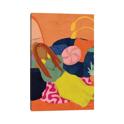 Safe At Home by Reyna Noriega - Wrapped Canvas Print