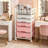 Organizing Storage: Multi-tiered Storage Racks, Movable Drawer-style Racks With Wheels, Versatile Bedroom Storage Cabinets.-1969378224