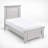 Monteith Shiplap-inspired Panel Bed in Off-White-1456572781