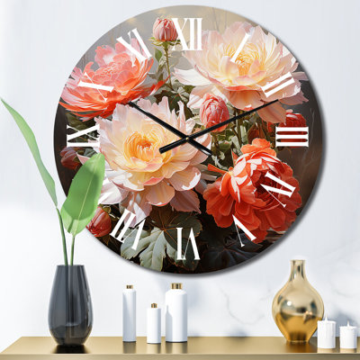 Horloge murale Coral Cactus
