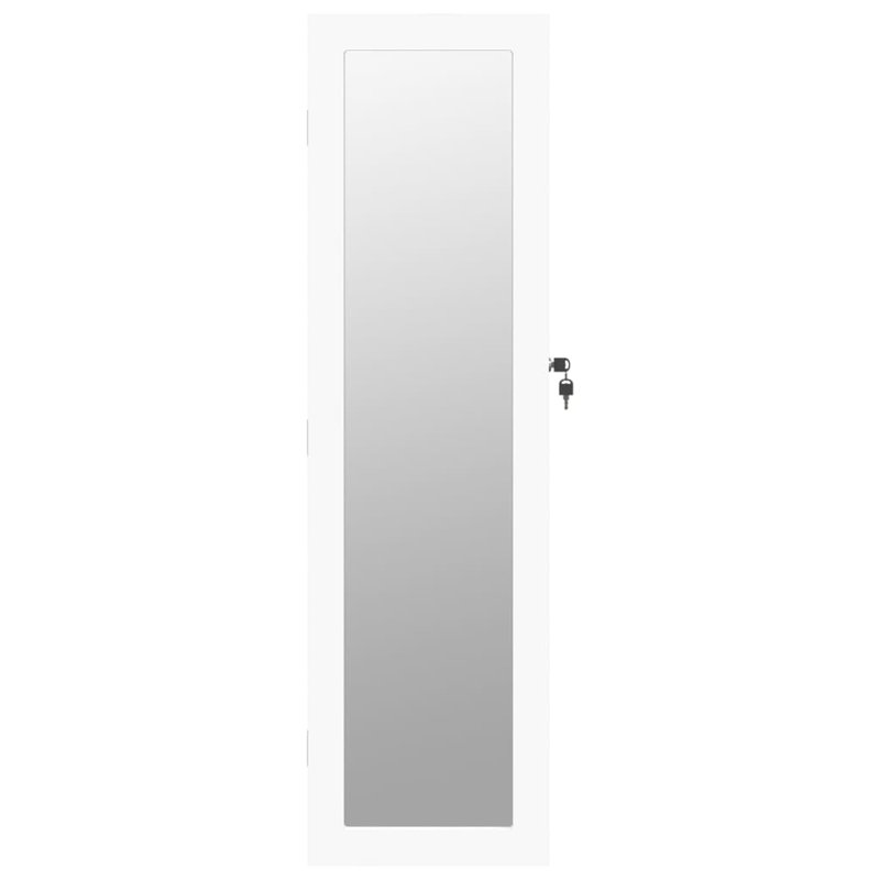 Nashyah Jewelry Armoire, White