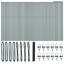 Vidaxl Hexagon Fence Steel-114622409-114622410