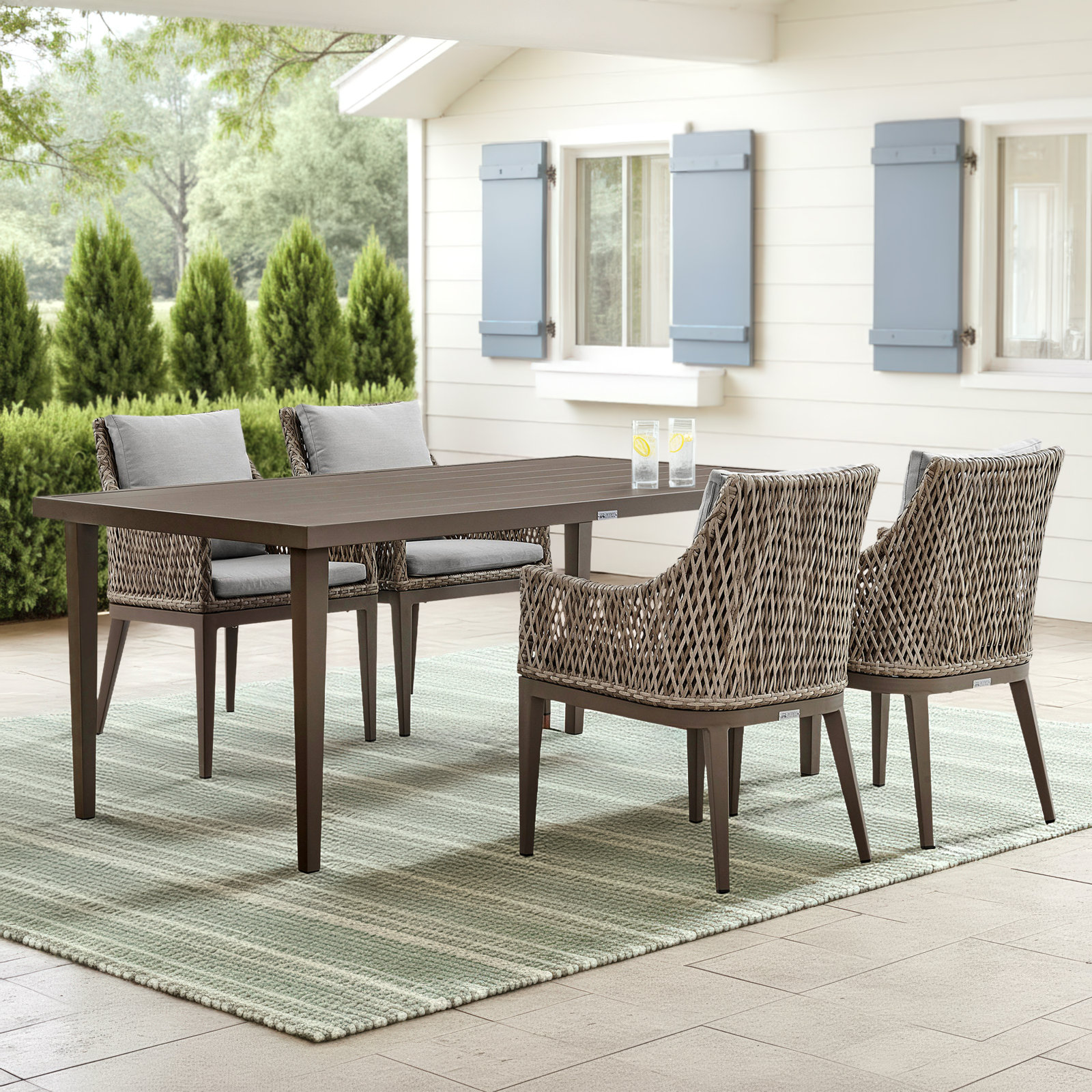 Galilea 39" Patio Dining Set
