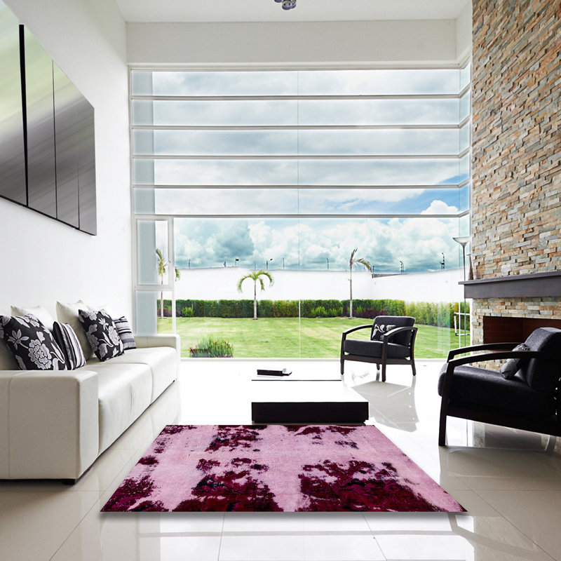 Tapis abstrait et moderne 2014, Carré 8 pi