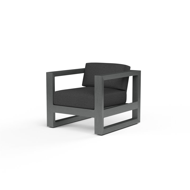 Redondo Outdoor Lounge Chair, Spectrum Carbon Sunbrella® Plainweave