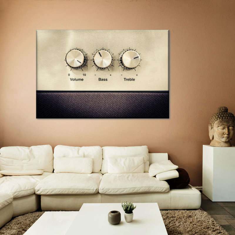 Volume Volume for Music, reproduction sur toile, H 24 po x l 16 po x P 1,25 po